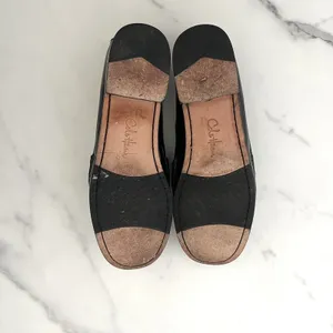 Cole Haan Penny Loafers Black Patent Leather Size 8 Preppy Classic old money thumbnail 10