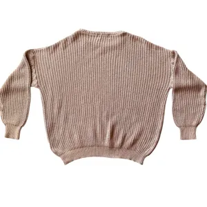 American Apparel 100%‎ Combed Cotton Chunky Tan Sweater Sz XL thumbnail 3
