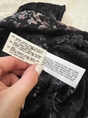 ZARA Velvet Burnout Halter Top thumbnail 6