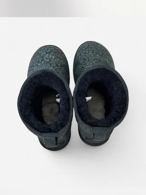 Ugg Classic Mini Snow Leopard Black 7 thumbnail 4