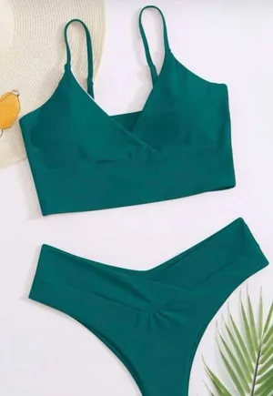 SheIn Green Bikini thumbnail 2