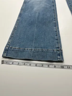 Wrangler Retro Trouser Womens Size 28 x 30 Blue Denim Jean Western 1011MPEGK NEW thumbnail 12
