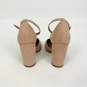 ASOS Pleasant High Block Heels in Blush Pink | Size 7 thumbnail 6