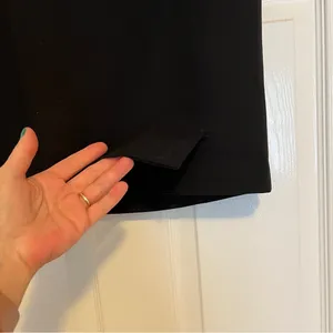 DKNYC Black skirt with gold back zipper 2 thumbnail 3