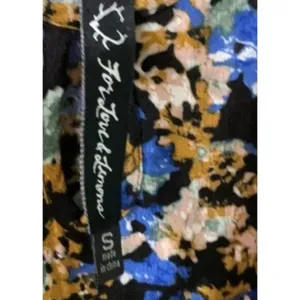For Love and Lemons Women's Blue and Yellow Dress S thumbnail 5