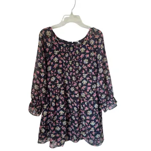 Free People Size 4 Ditsy Floral Mini Tunic Whimsical Dress Fairy Grunge thumbnail 4