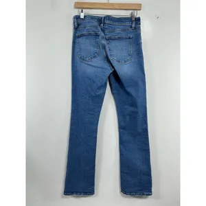 Womans Excellent Condition Loft The Boot Blue Jeans Size 29/2 0272/E-5 thumbnail 2