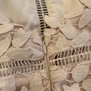 BARDOT Gemma Lace‎ Halter Dress in Light Champagne Pink XS thumbnail 9