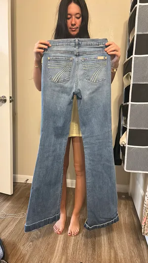 7 For All Mankind Dojo Flare Jeans Light wash thumbnail 2