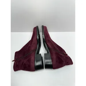 Ron White Boots Size 5.5US 36EUR Wine Giorgi Stretch Side Zip‎ Ankle Booties thumbnail 8