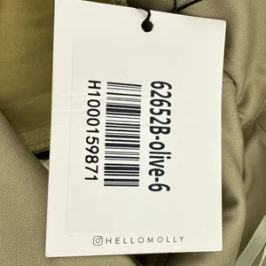 Hello Molly Give Me One More Minute Midi Dress NWT US 2 XS Olive Green‎ Low Back thumbnail 9
