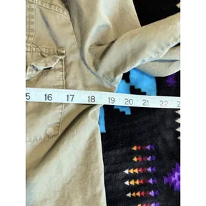 Ashley Zip/Snap Up Utility Jacket Size‎ Medium Pockets Cotton Collar Belt Loops thumbnail 5