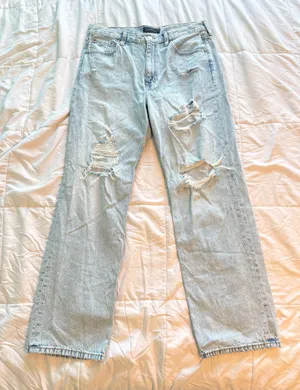 Aeropostale High Rise Baggy Ripped Jeans thumbnail 2
