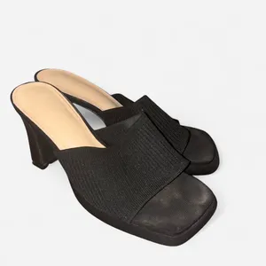 Target Black chunky platform heels thumbnail 2