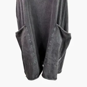 Free People Movement Hot Shot Mini Romper XS Distressed Black Oversized thumbnail 6