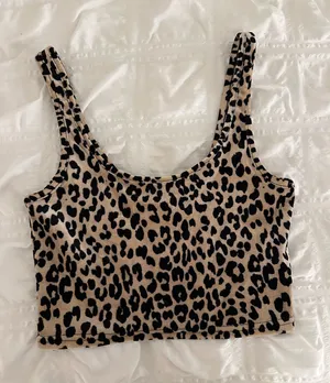Forever 21 Cheetah Top thumbnail 1