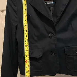 Old Navy Navy Fitted Blazer - medium thumbnail 5