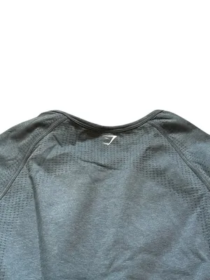 Gymshark Long Sleeve Crop Top Size XL Athletic Yoga Run Athleisure Activewear thumbnail 3