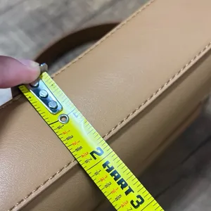 ANTIK KRAFT Vegan leather tan saddle bag thumbnail 9
