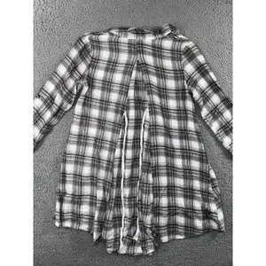 Altar'd State Tunic Shirt Women Small 3/4 Sleeve Button Up Tie Back‎ Cottagecore thumbnail 3