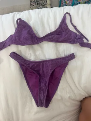 Triangl Purple Sparkle Bikini thumbnail 1