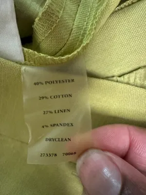 Ann Taylor chartreuse cotton linen tailored cuffed chino shorts Size 10 thumbnail 6
