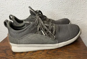 Sorel Out N About Plus Lace Sneakers | Olive Green Waterproof | Women's size 8.5 thumbnail 1