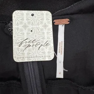 Free People Skylie‎ Saylor Romper Size 4 Black Velvet V Neck Sleeveless Playsuit thumbnail 8