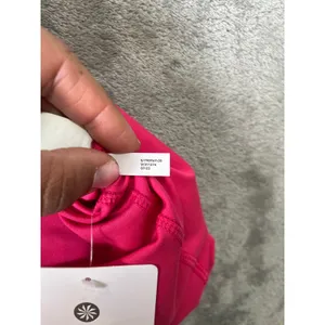Athleta Conscious Crop Bra‎ Light Impact Sports Bra Size Large Pink New thumbnail 7