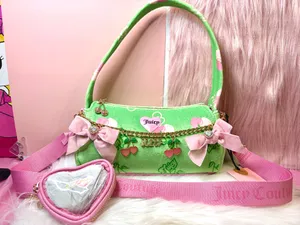 New Juicy Couture Retro Juicy Cherry Shoulder Bag with Accessories thumbnail 1
