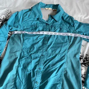 ASCENT Lightweight blue-green sun shirt with that perfect washed, outdoorsy patina thumbnail 6