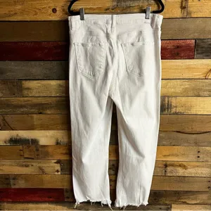 Risen White Distressed Jeans‎ Size 15/32 thumbnail 2