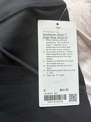 Lululemon Align Shorts 6" High-Rise thumbnail 2