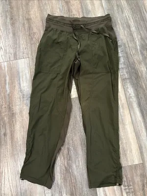 Lululemon Dance Studio Mid-Rise Pants Army Green size 6 thumbnail 2