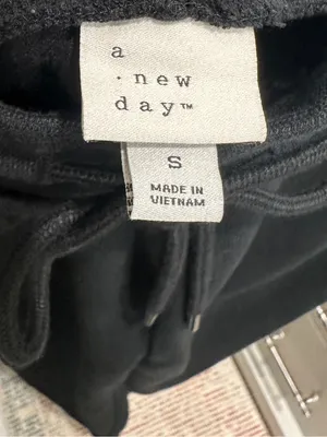 a new day Black Drawstring Jogger Pants thumbnail 4