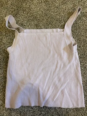 Purple tank top square neck thumbnail 1
