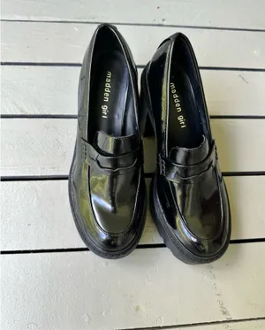 Madden Girl Chunky Block Heel Platform Y2K Goth Shoes ~8 thumbnail 2