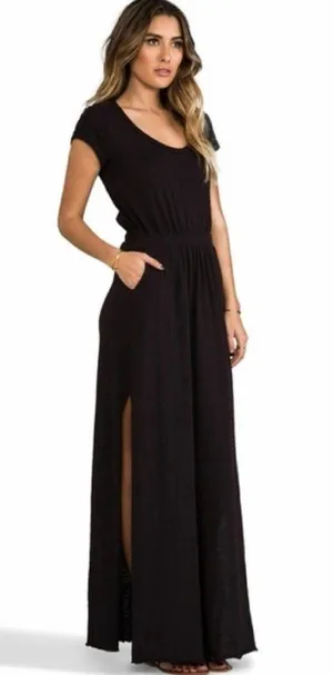 Free People FP Beach Audrina Side Slit Maxi Dress thumbnail 1