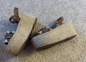 espadrill sandals Size 6 thumbnail 3