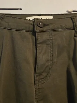 Love women s Olive Cargo Pants - Military Green Utility Style thumbnail 10