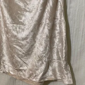 Free People Intimates Small All Night Velvet Camisole Champagne Cowl Neck thumbnail 5