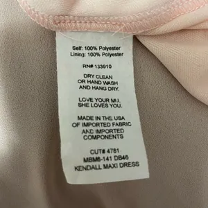 Show Me Your‎ Mumu Kendall Maxi Dress Dusty Blush Crisp Women’s Size Small thumbnail 9