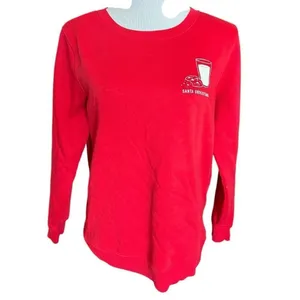 Womens Old Navy Christmas Holiday Santa Understands Graphic Vintage Sweatshirt M thumbnail 2
