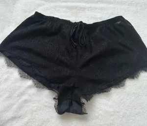 Victoria’s Secret lace black mini pajama shorts​ in size xs thumbnail 1