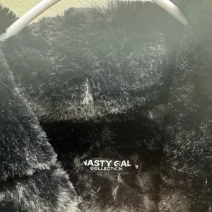 Nasty Gal Women's Black Faux Fur Coat thumbnail 3
