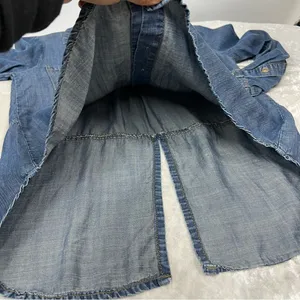 Cloth & Stone xs Denim Shirt Tencel Button Down top long sleeve thumbnail 15
