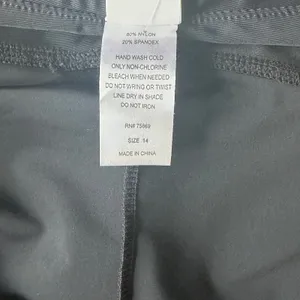 NWT Sweet Escape Swim Skirt Solid Black Full Coverage Zipper Pocket Size 14 thumbnail 6