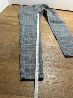 Size 4 American Eagle plaid skinny jeans thumbnail 12