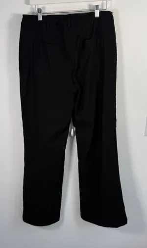 Halara High Waisted Work Flare Pants Pockets Black Office Career Womens Large thumbnail 1