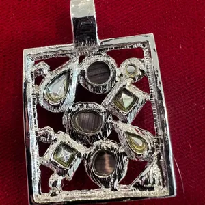 Purple gemstone pendant thumbnail 2